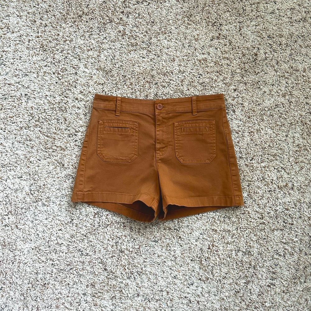 J.Crew golden hickory patch-pocket chino shorts